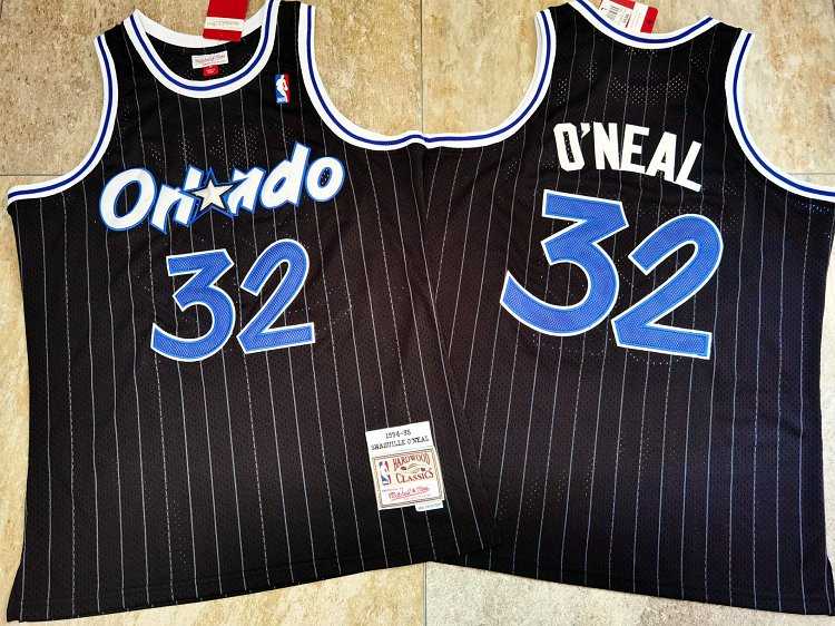 Magic 32 Shaquille O'Neal Black 1994-95 Hardwood Classics Jersey Mixiu,We sell and wholesale Magic 32 Shaquille O'Neal Black 1994-95 Hardwood Classics Jersey Mixiu on line form chian!